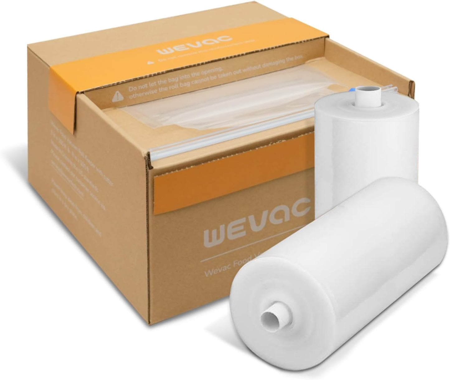 Wevac Vacuum Seal Rolls - 6''x100' & 8''x100' | BPA-Free, Commercial Grade Food Storage Bags