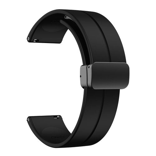 Lamshaw ID208 Plus Smart Watch Band, Soft Silicone Sport Wristband Replacement Straps Compatible for Quican, aeac, WMK, Fitpolo ID208 Plus 1.8'' Smart Watch (Black)