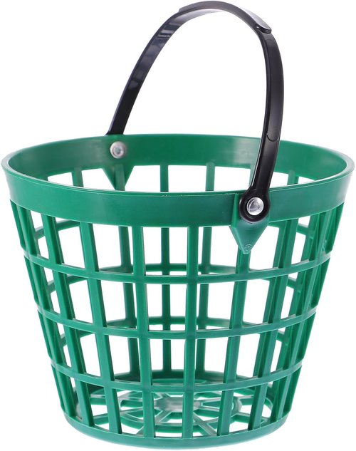 BESPORTBLE Golf Ball Basket - Durable Plastic Container with Handle for 25 Balls | Perfect for Outdoor Use