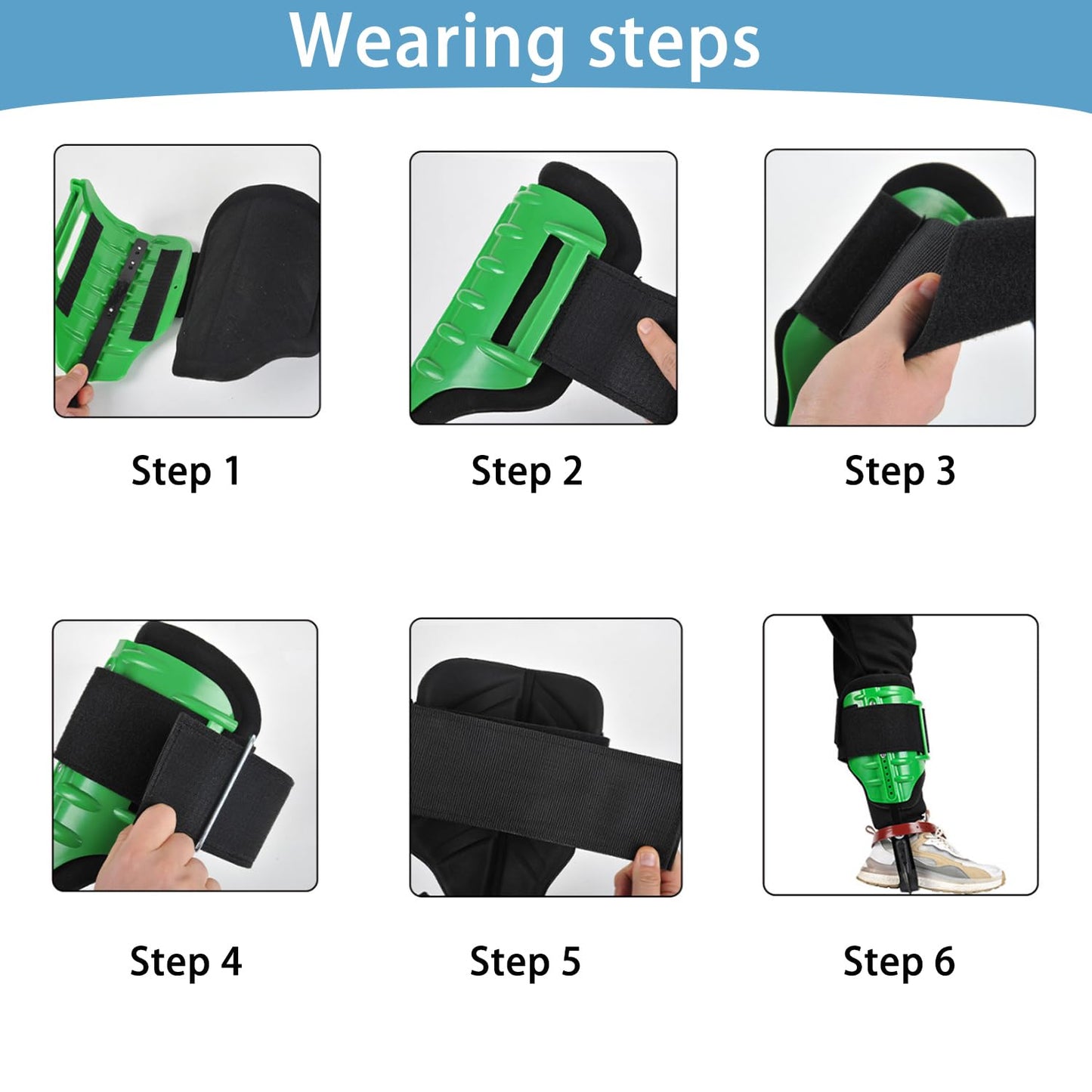 Ksdolip Adjustable Tree Climbing Spikes Set – Heavy-Duty Gear for Safe Climbing, Fruit Picking & Hunting | Steel Spikes & Secure Straps