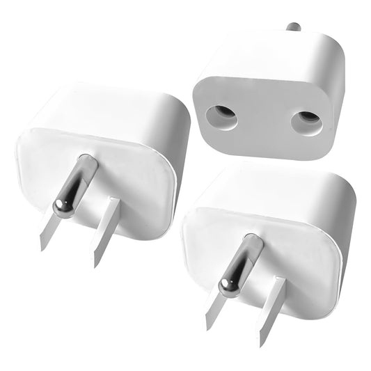 3 Pcs Grounding Plug Adapter, Ground Socket Splitter, Safety Adapter for Multiple Grounding Products in to Single Ground Port, Compatible with US Type B Outlets