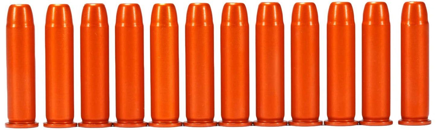 A-Zoom 357 MAG SNAP Cap, Orange, 12PK