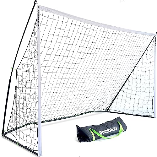 Portable Soccer Goal 12x6ft - Quick Setup & Weatherproof