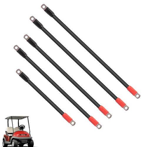 DRIVE UP Golf Cart Battery Cables Wiring Kit for Club Car Precedent 2008-up 8V Batteries(5Pcs)