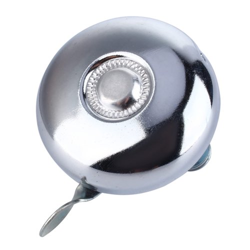 Bell , Retro Metal Ring Ring Cycling Handlebar Horn Bell Sound Alarm Fit The Outside Diameter of The Handlebar Tube of Your (Silve)