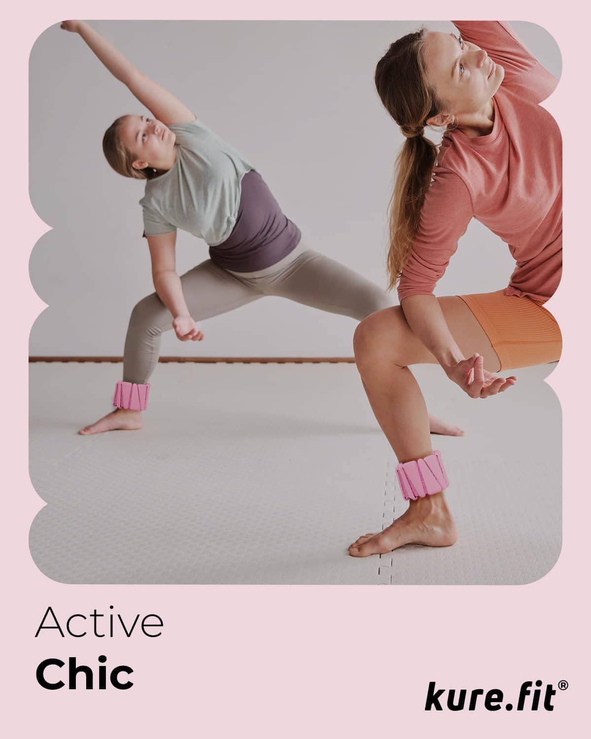 Pilates Weight - Women's Wrist & Ankle Weights Set | 1LB/2LB Adjustable Bangles