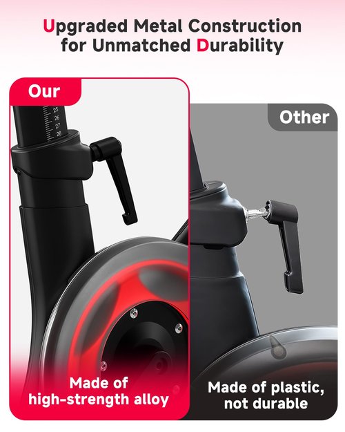 FixBear 3Piece Compatible with Peloton Exercise Bike Adjustment Kit L-Handles, 2 Large and 1 Standard Size for Seat and Handlebar, Replacement Peloton Bike Parts