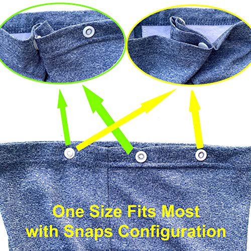 Reusable Neck Gaiter with Filter Insert - Black Cooling Face Cover