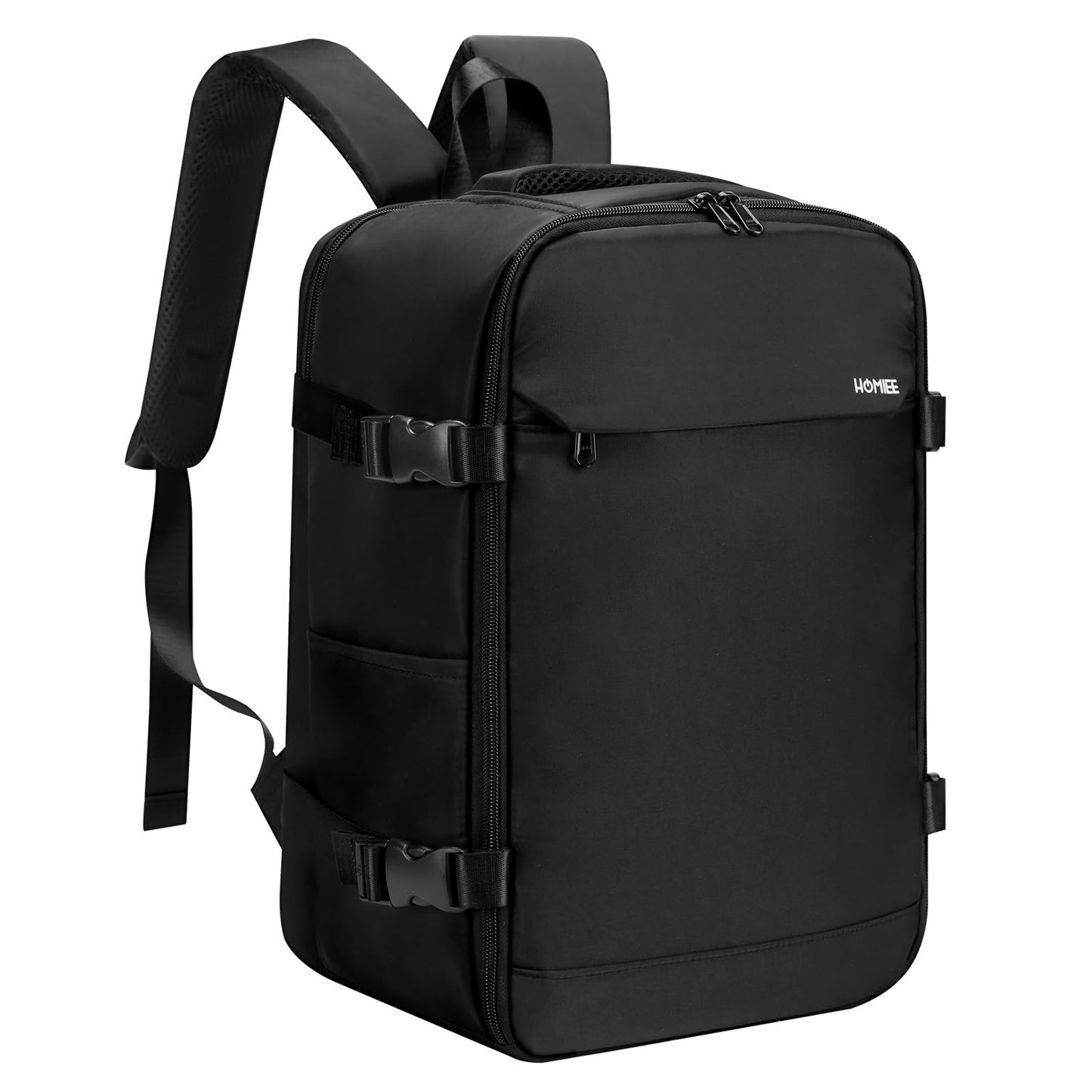 HOMIEE Travel Backpack for Men Women, TSA Approved Carry on Personal Item Bag, Water Resistant College Work Gym Hiking Backpack Casual Daypack