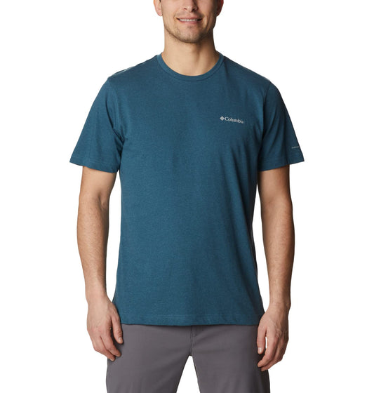 Columbia Men's Thistletown Hills Short Sleeve, Night Wave Heather, 5X Tall