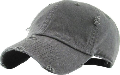 KBETHOS Vintage Washed Distressed Cotton Dad Hat - Adjustable Unisex Baseball Cap | Stylish Headwear