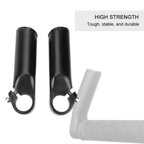 Cyrank Bike Handlebars, Aluminium Alloy Bike Bar Ends Lightweight Riding Hand Grip Ends Comfortable Handlebars Extender for Bicycles Scooter