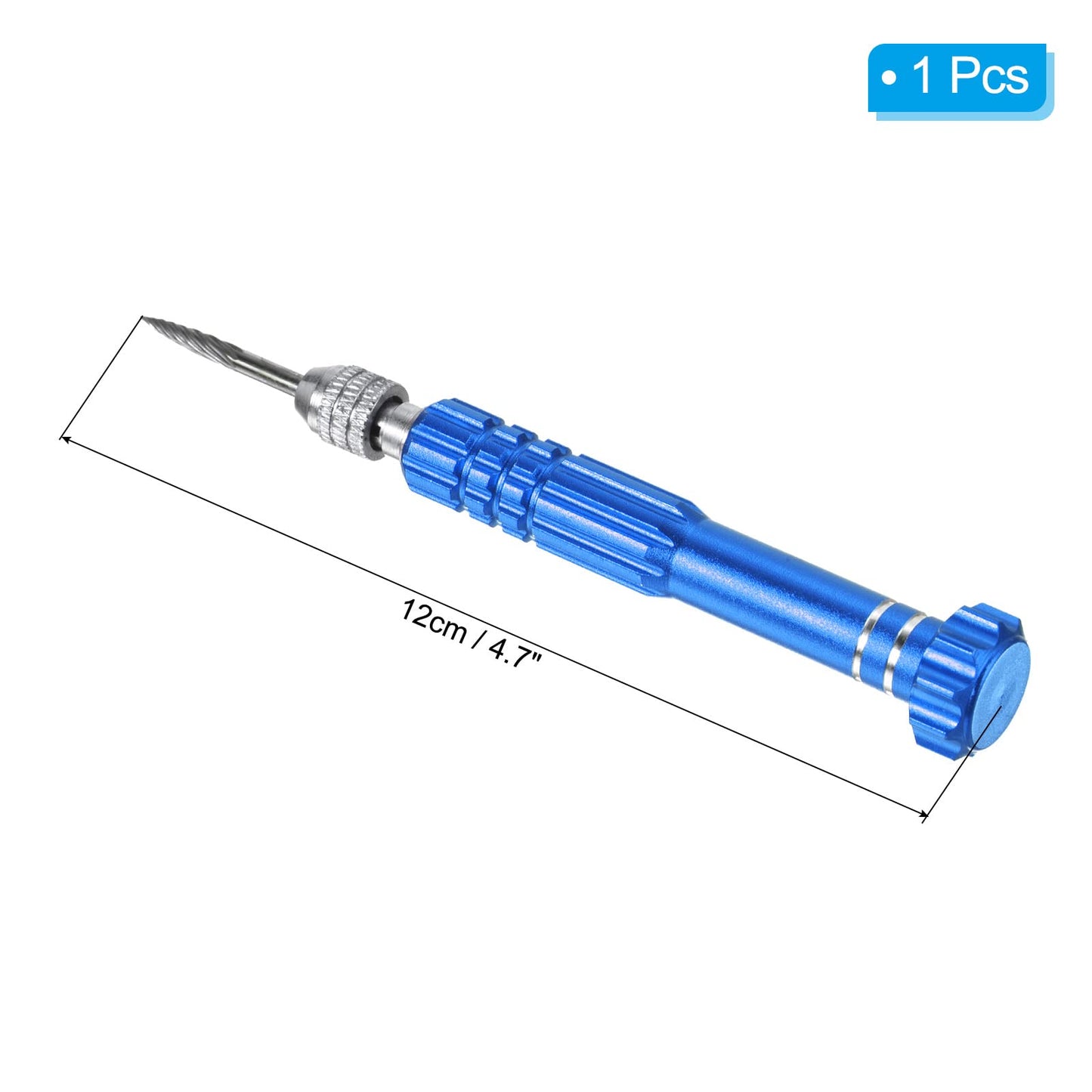 PATIKIL Badminton Grommet Remover, Stainless Steel Racquet Eyelets Nail Cone Badminton Racket Tool Accessory, Blue