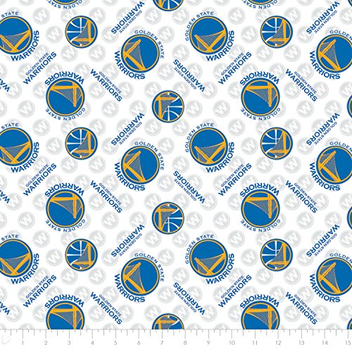 Golden State Warriors Cotton Fabric by the Yard