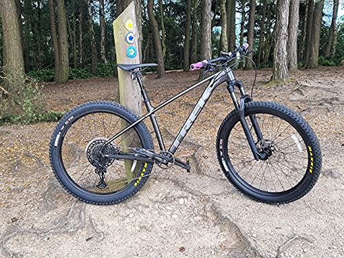 Mountain Bike Handlebar Grips - Soft Non-Slip Rubber - Purple