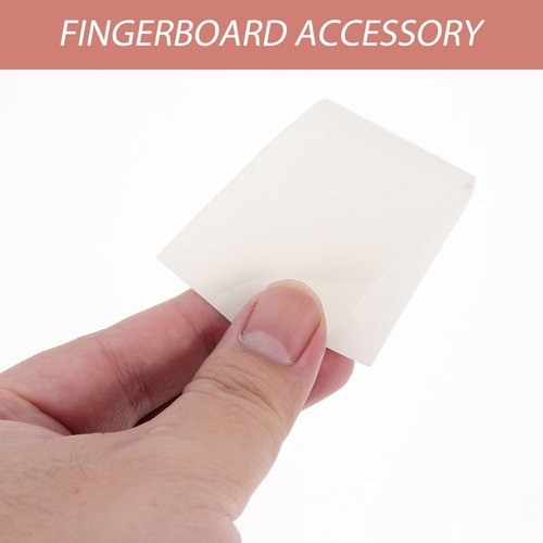 balacoo 3 Sheets Self Adhesive Grip Tape for Fingerboards Transparent Skid Pads with Strong Adhesive Backing Flexible and Elastic Replacement Stickers for Mini Skateboard Decks