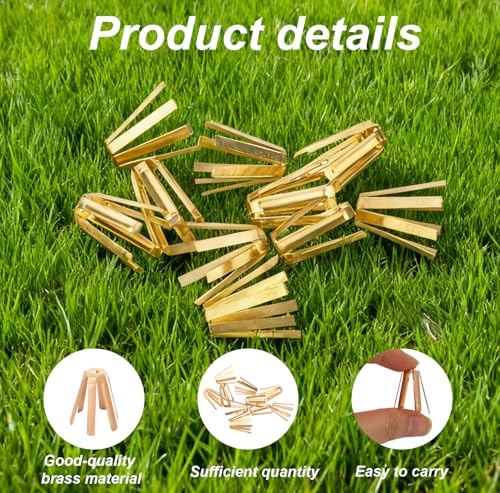 10-Pack Brass Golf Shaft Adapter Shims - 6-Leg & 8-Leg
