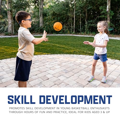 Orange Mini Foam Basketball - Kids Indoor NBA Toy, 5-inch Durable Sports Ball