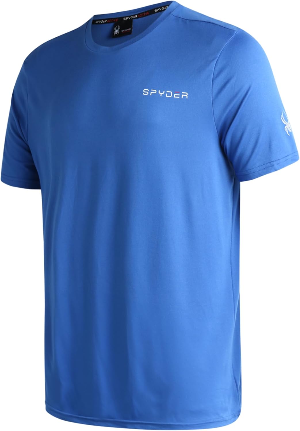 Spyder Men's Athletic Shirts - Quick-Dry Lightweight Short Sleeve T-Shirt for Active Workouts