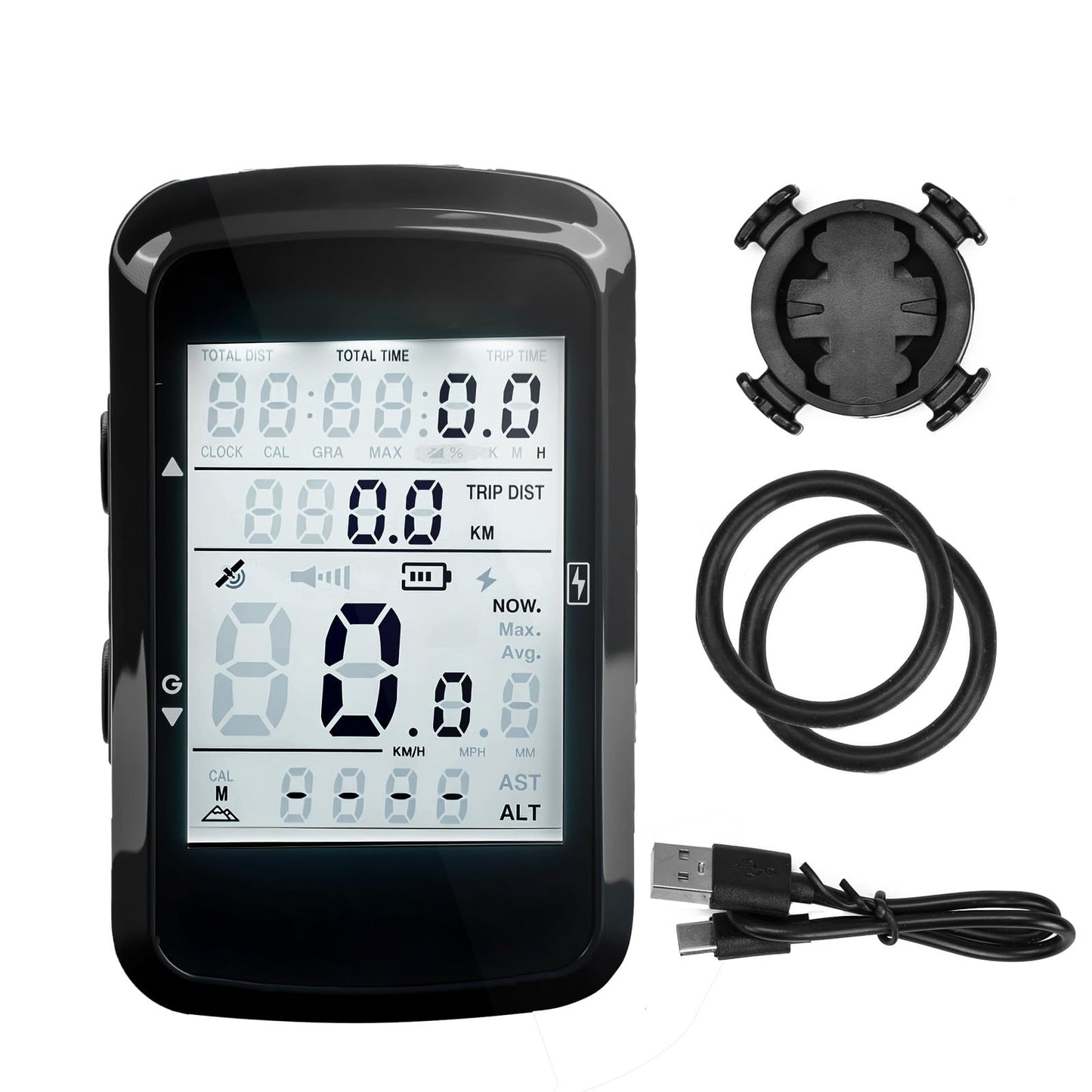 OFFBONDAGE Bike Computer GPS Bicycle Speedometer Odometer with Automatic Backlight Waterproof and Long Battery Life