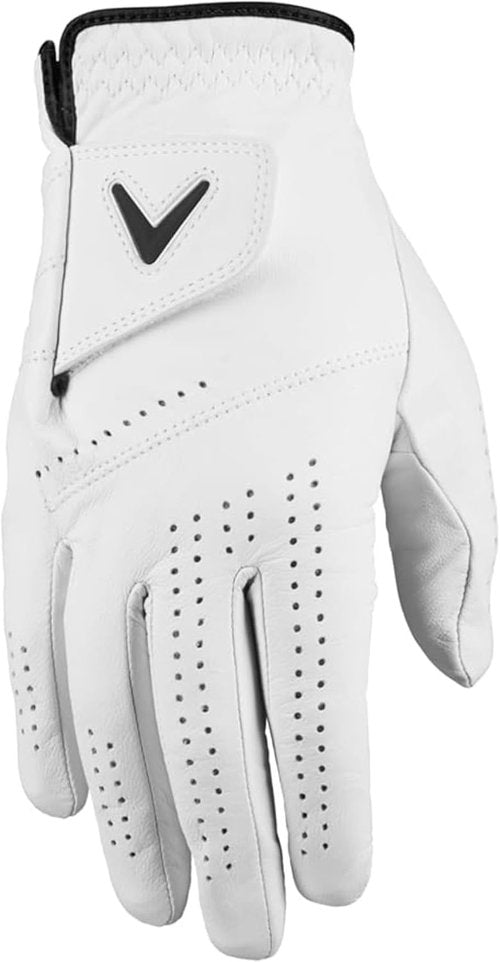 Callaway Golf Dawn Patrol Glove - Premium Comfort & Grip for Enhanced Performance | Right Handed, White