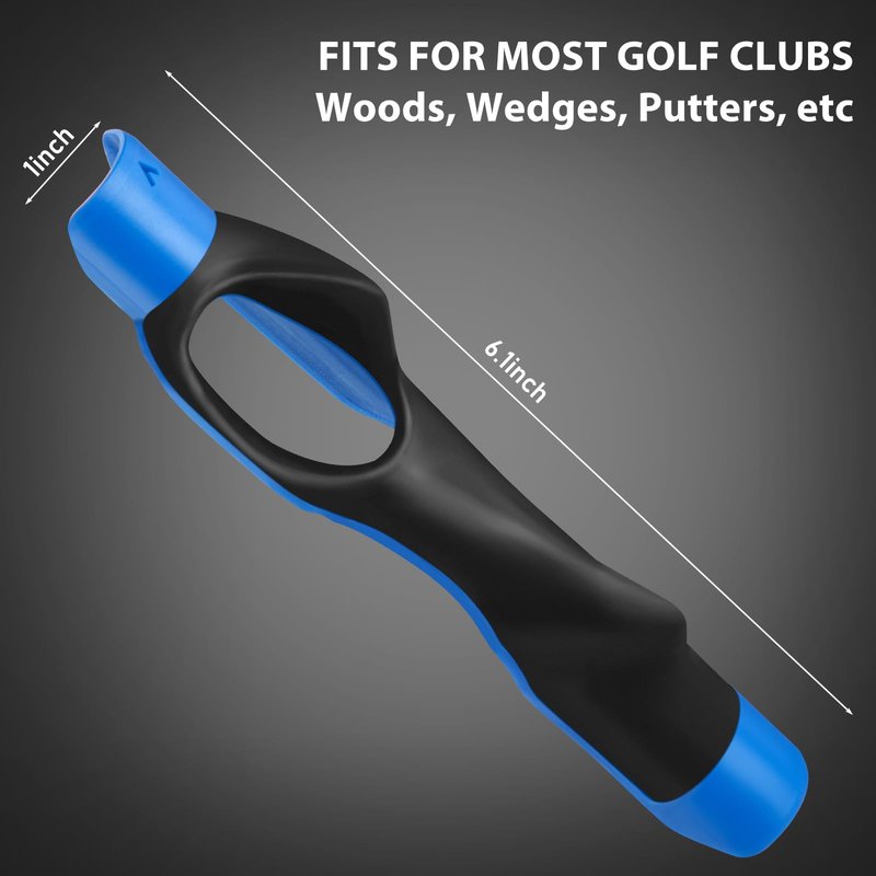 Soulchen Golf Grip Trainer Golf Club Grip Practice Tool Golf Swing Trainer for Improving Correct Hand Position