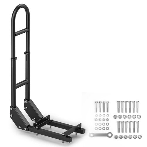 Golf Cart Rear Seat Grab Bar for Yamaha Club Car EZGO, Universal Golf Cart Safety Seat Round Pipe Handle Rail 27"-34" Adjustable Height for TXT DS, Golf Cart Accessories Heavy Duty Thicken Clamps