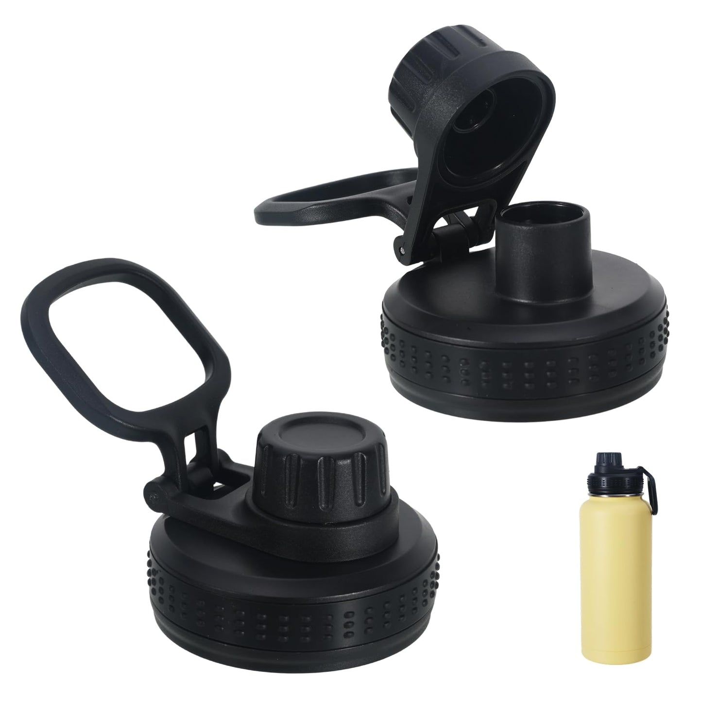 MEIJIAYOU Replacement Lid Compatible with Rtic Outback Bottle 32oz Only(Other Size Not Fit), Water Bottle Lid Fit for Rtic Outback 32 oz Spout Lid, 2PCS