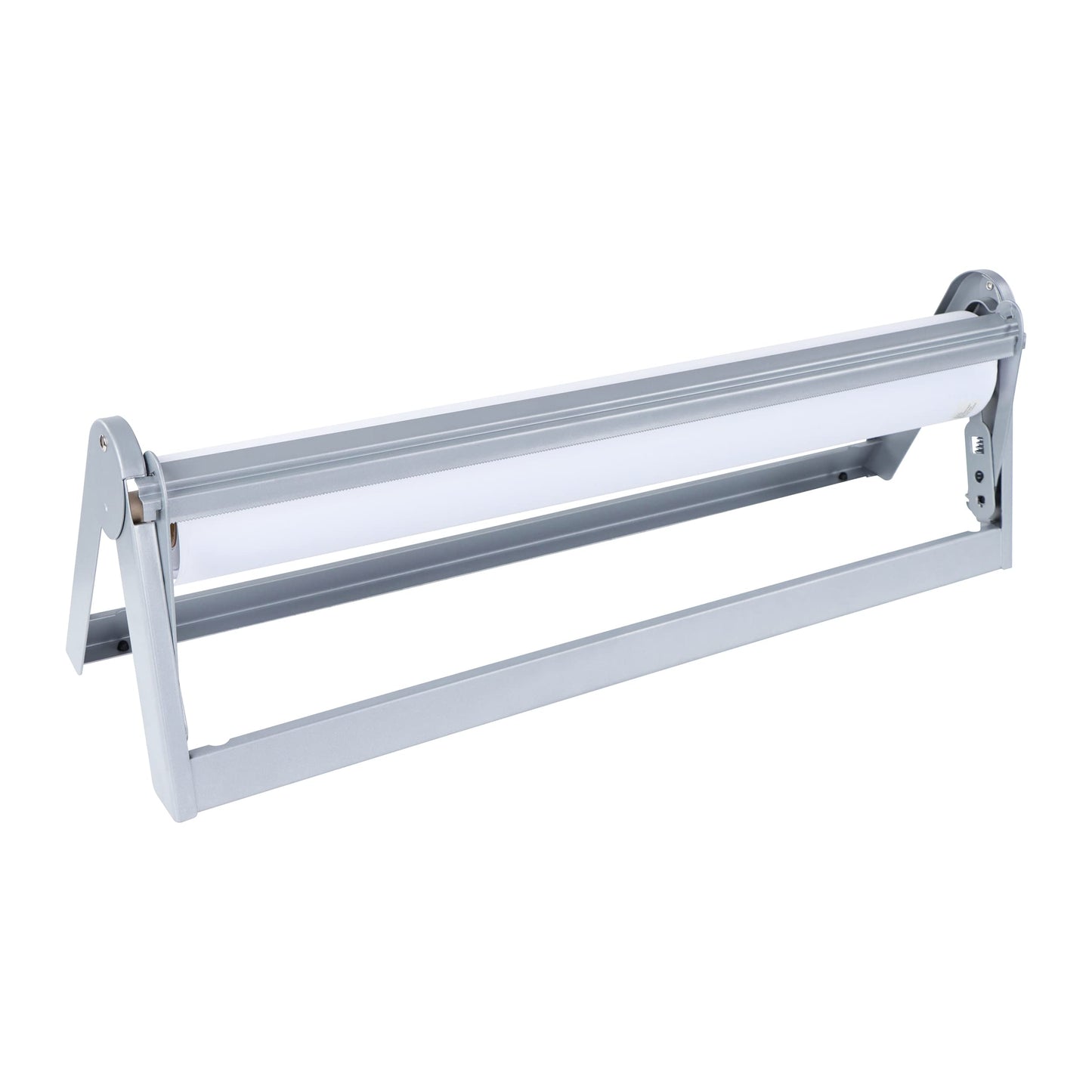 BISupply Butcher and Wrapping Paper Cutter Dispenser - 24in Craft Paper Roll Holder Stand and Cutter for Kitchen Storage