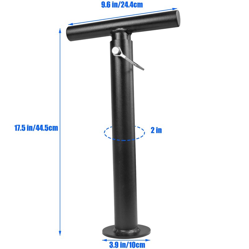 Adjustable Kettlebell Handle for Weight Plate, Heavy Duty Iron Construction, Fits Standard 2" Olympic Plates, DIY Kettlebell for Strength Training, CrossFit, Home Gym