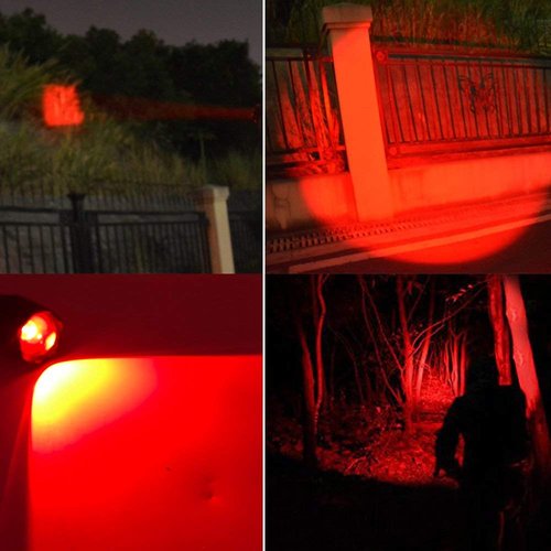 Hunting Headlamp Red Light Rechargeable – 1000 Lumens Zoomable Red LED Headlight with 3 Modes, Waterproof Head Torch for Coon, Hog, Coyote, Varmint Hunting, Astronomy & Stargazing