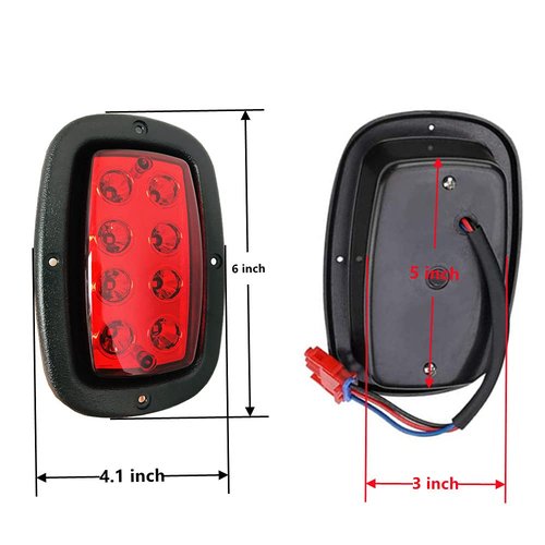 Golf Cart LED Taillight for Club Car DS Taillight | Yamaha LED Tail Lights for Club Car DS Gas & Electric Golf carts (1993 & up)