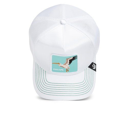 Goorin Bros. Great Escape Collection Trucker Hat for Men and Women, White (Not Into Yoga), One Size