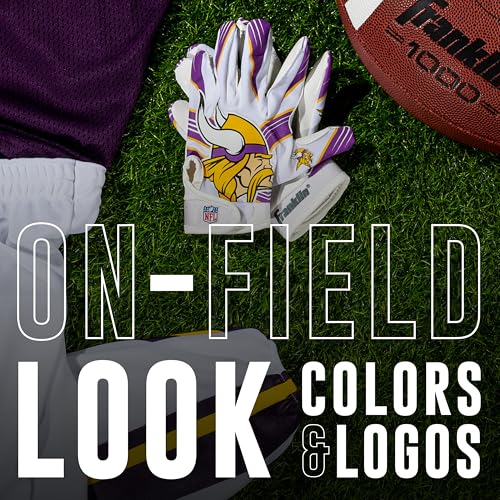Youth NFL Team Football Receiver Gloves - Ultimate Fit & Grip