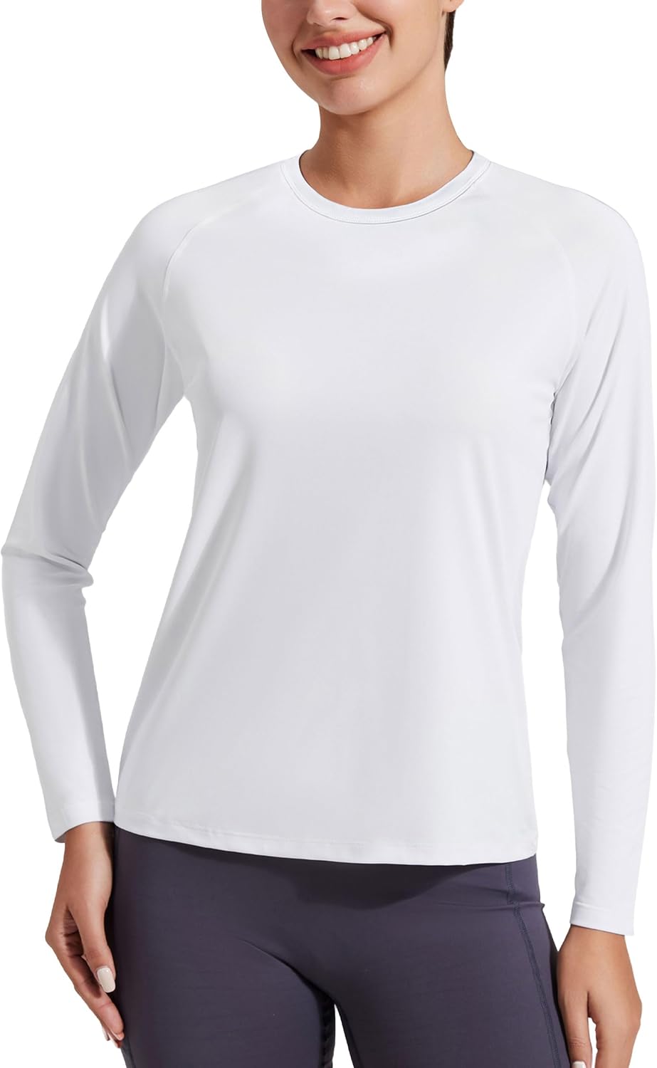Pioneer Camp Rash Guard for Women - UPF 50+ Sun Protection Long Sleeve Workout Top | Quick Dry