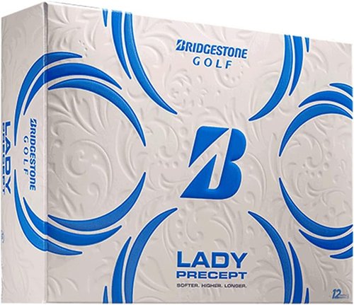 Bridgestone Ladies Precept Golf Balls - High Performance, Soft Feel | Ideal for Women Golfers