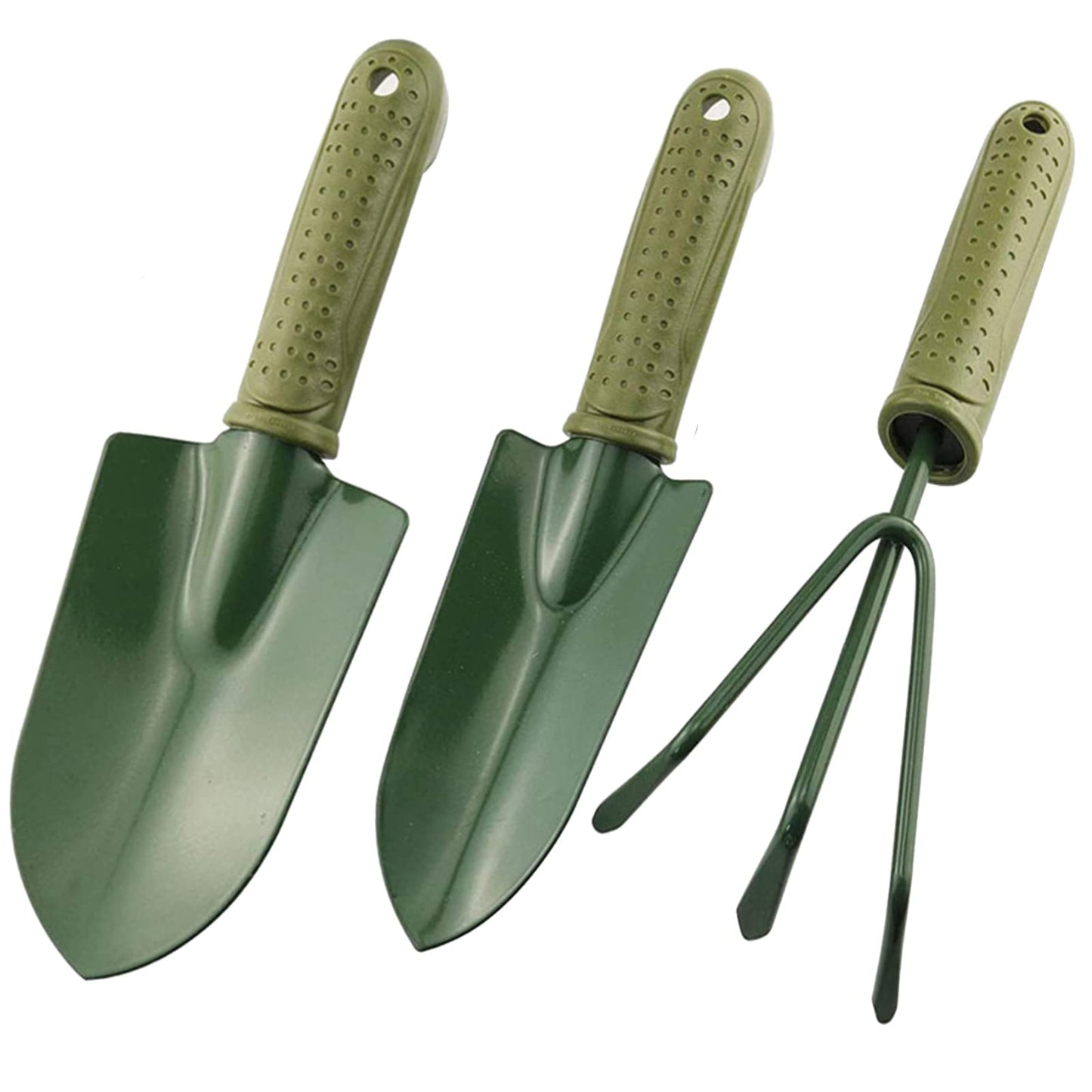 3 in 1 Garden Tool Shovel for Digging Gardening Trowel for Lawn Planting Alloy Spade Plastic Handle Anti Slippery