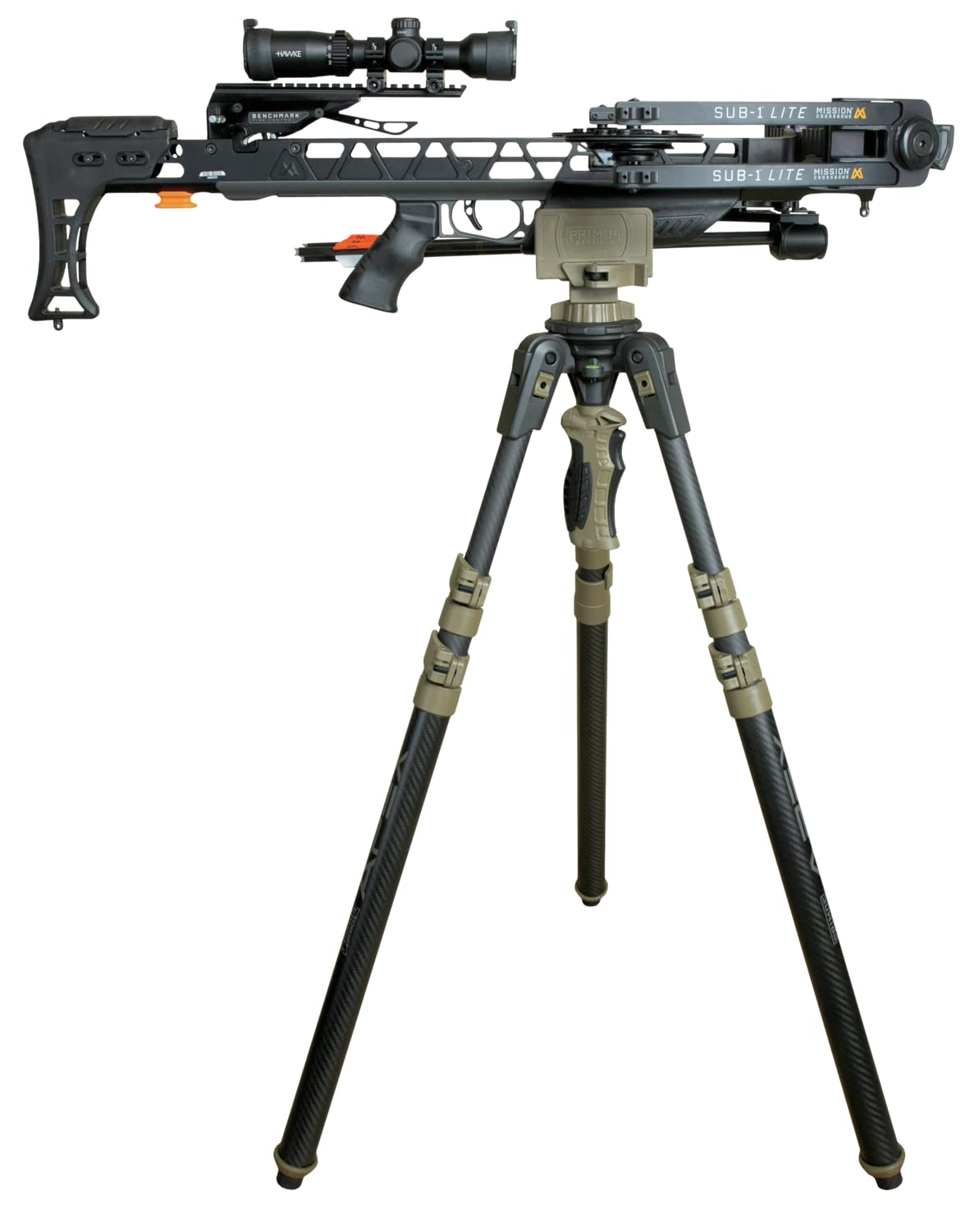 Primos Hunting Trigger Stick Apex Carbon Fiber Shooting Rest Tripod - Stable Rifle Mount for Shooting Long Range, One Handed Easy Adjustment with Trigger System
