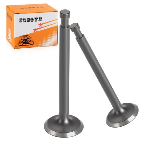 Exhaust & Intake Valve Set for Club Car 4 Cycle Gas Golf Cart 341cc Engine 1984-1991 1012513 1012514