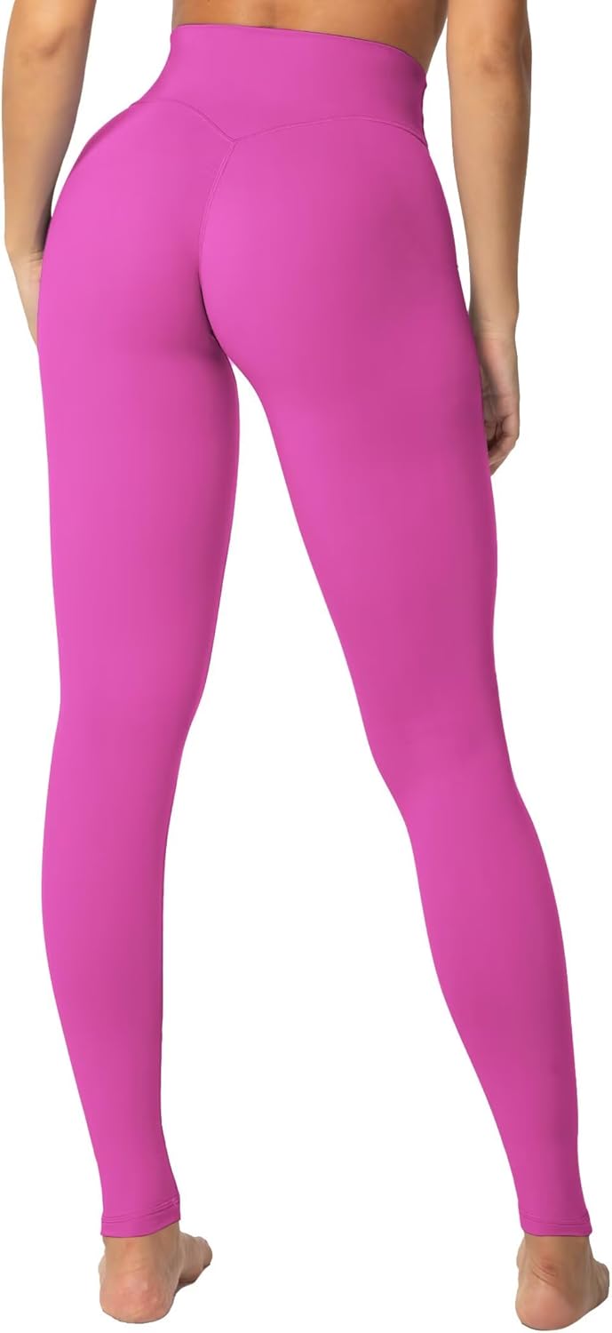 Sunzel Sunzfly Invisible Butt Scrunch Leggings - High Waisted Gym Yoga Pants with Tummy Control for Women