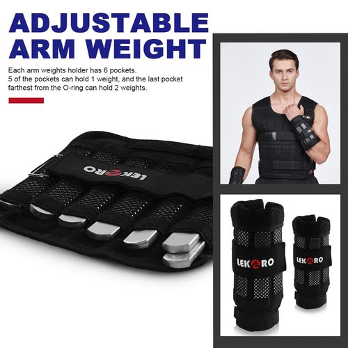 Adjustable Weighted Vest for Men Women, Workout Weight Vest, Weighted Training Vest with Removable Steel Plates for Strength Training & Cardio
