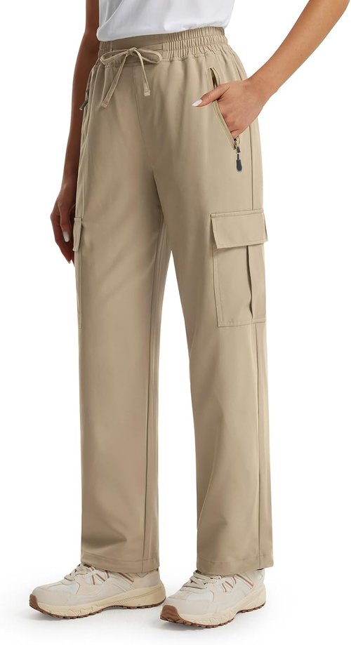 Libin Women's Hiking Pants - Lightweight Quick-Dry Cargo for Casual Work & Travel | Petite/Regular/Tall Sizes