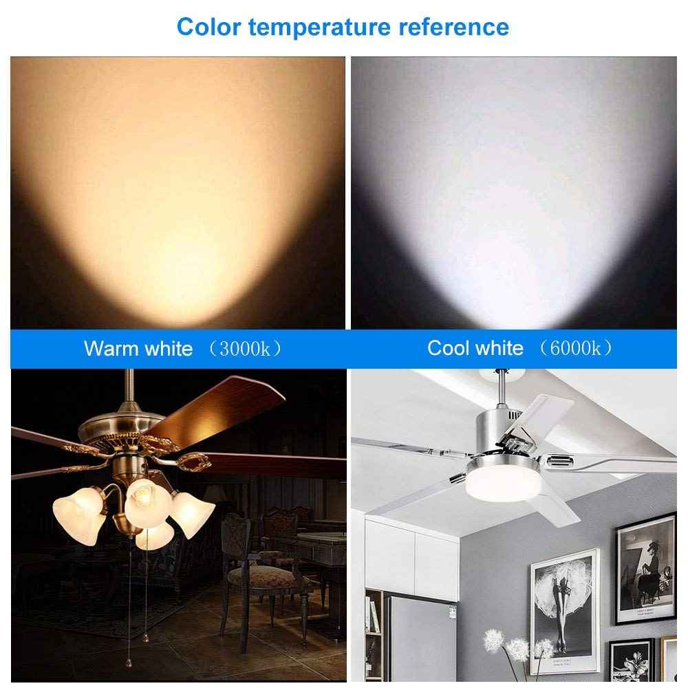 VUITUY E11 led Bulb 75w 100w Halogen Bulbs Replacement, JD e11 T4 Mini Candelabra Base 110V 120V 130 Voltage Input Light Bulbs, Warm White 3000K Pack of 4 (E11-4PWW)