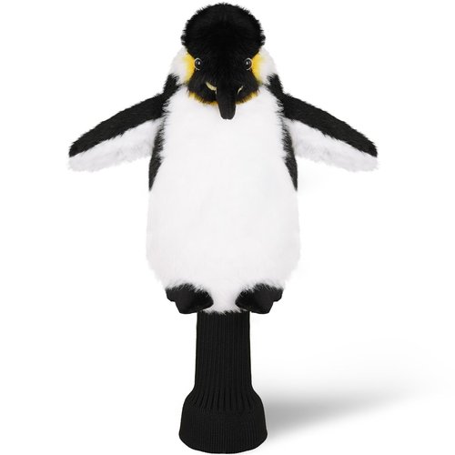 LZFAN Golf Club Covers for Woods and Drivers Funny Driver Headcover Animal Golf Club Head Covers Golf Gifts for Men Women Plush Penguin