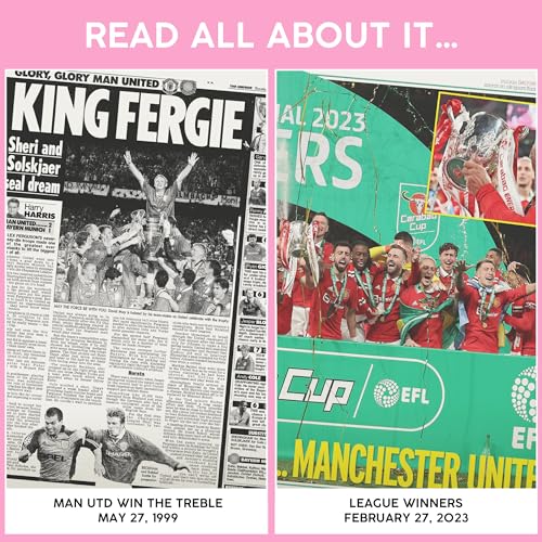 Manchester United Soccer History Newspaper Book - Personalize Free