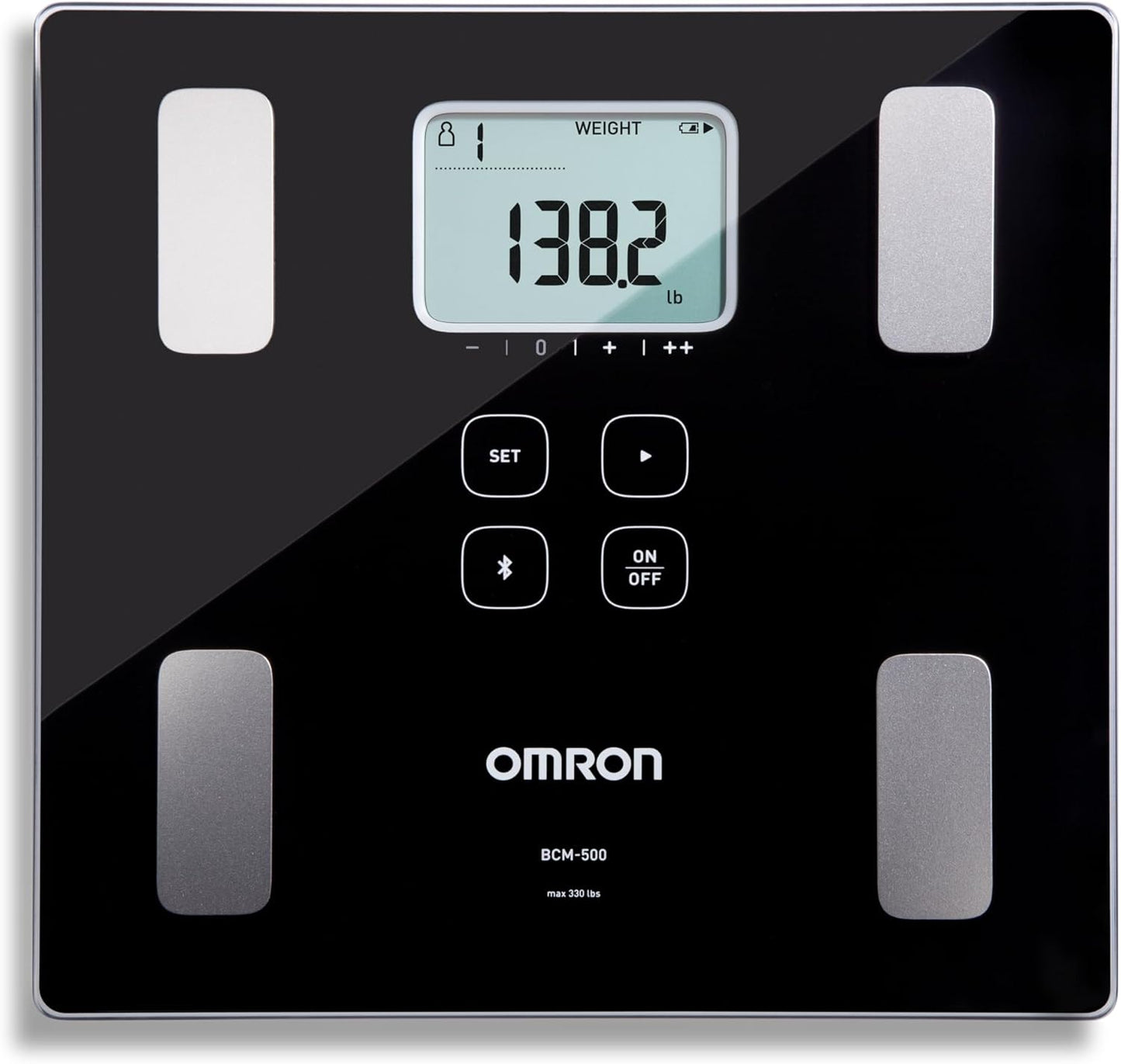 OMRON Body Composition Monitor & Scale - Track Weight, Muscle Mass, BMI & Visceral Fat - Connects to OMRON App