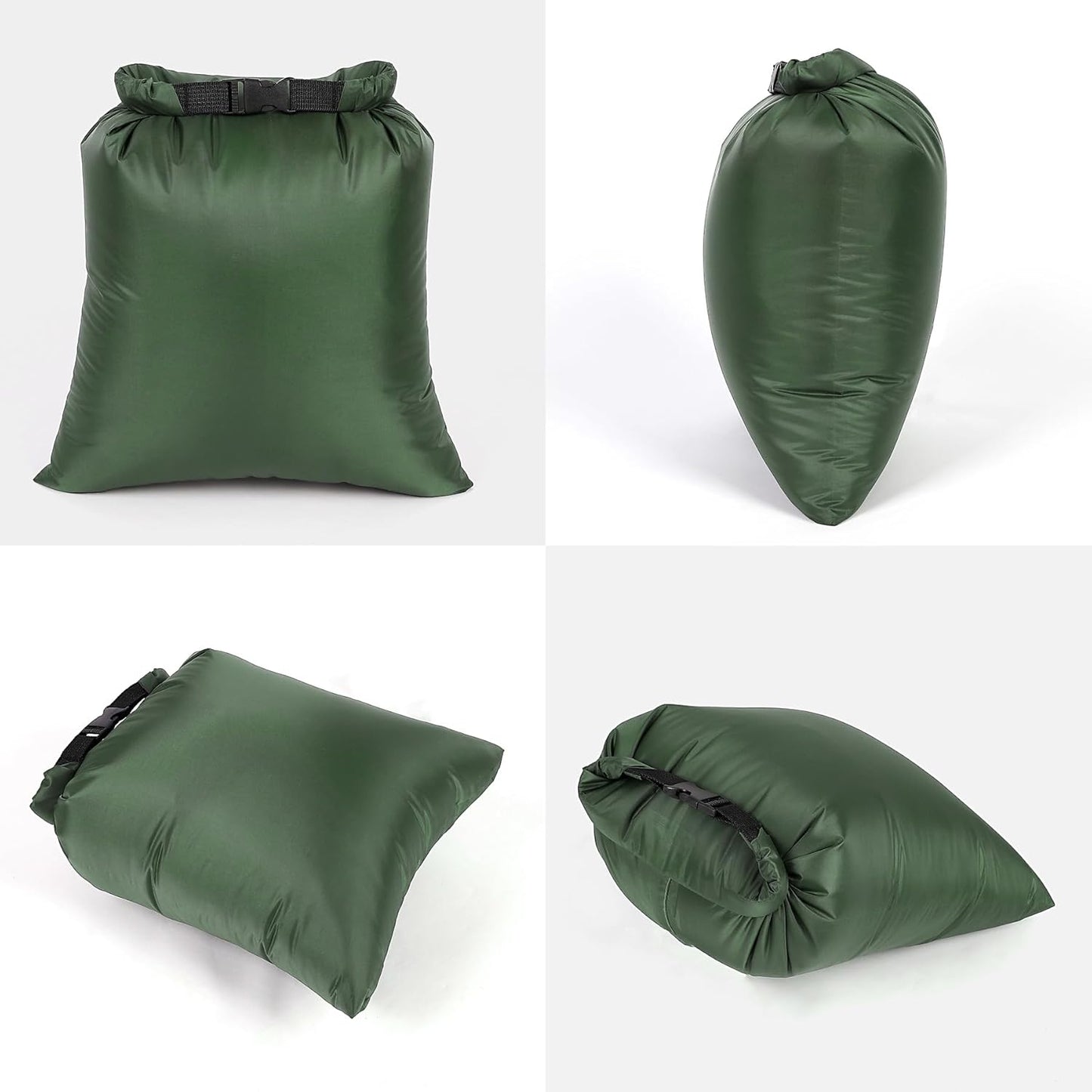 Skiennix Waterproof Dry Bags Set - 6-Pack Ultralight Stuff Sacks for Hiking, Camping & Travel