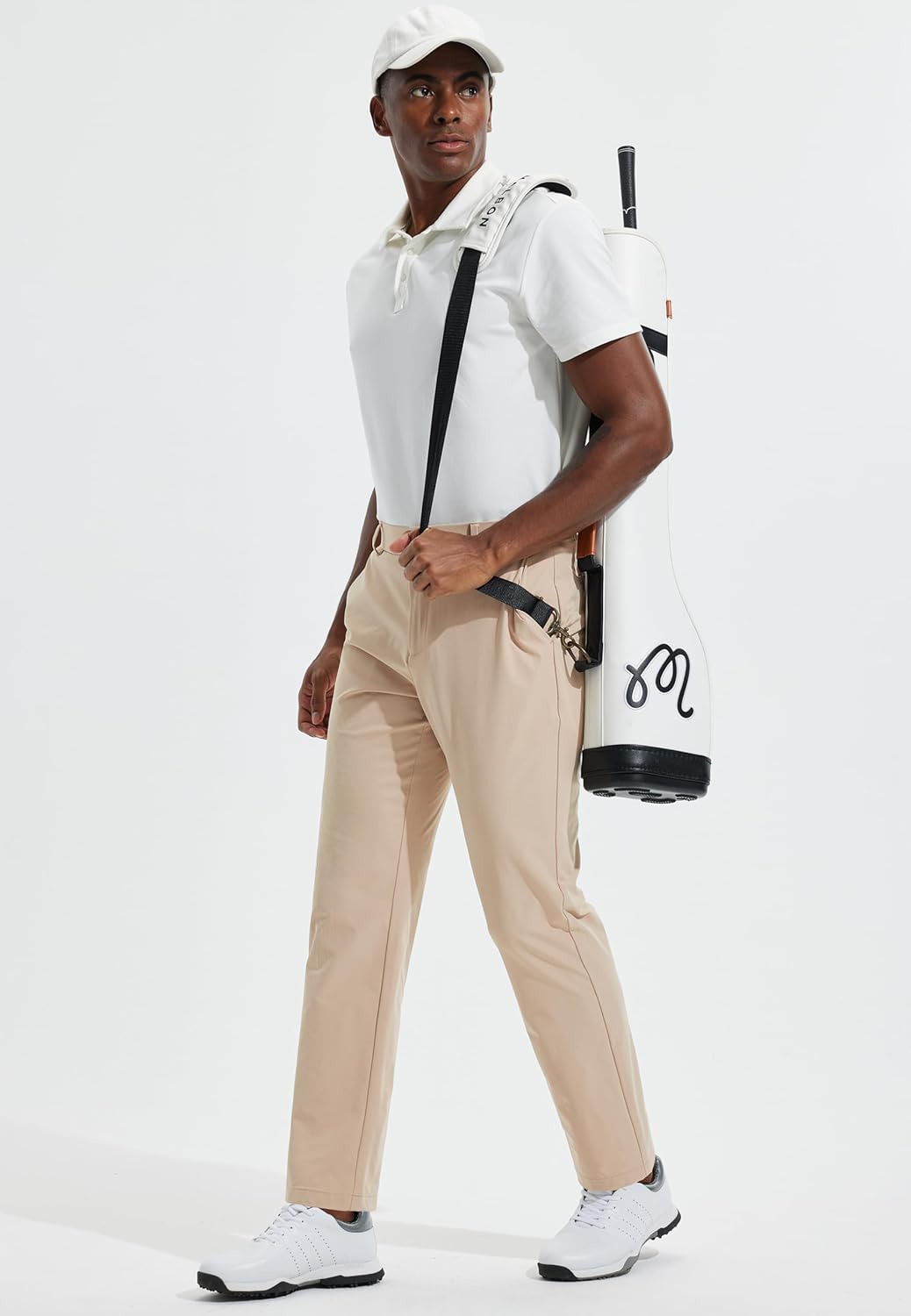 Skiennix Men's Golf Pants - Lightweight Stretch Trousers for Office & Travel | Available in 30"/32"/34" Sizes