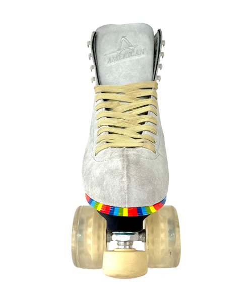 A American Athletic Roller Skate- All ONE Quad Roller Skate, Womens Size 10/ Mens 9, Tan