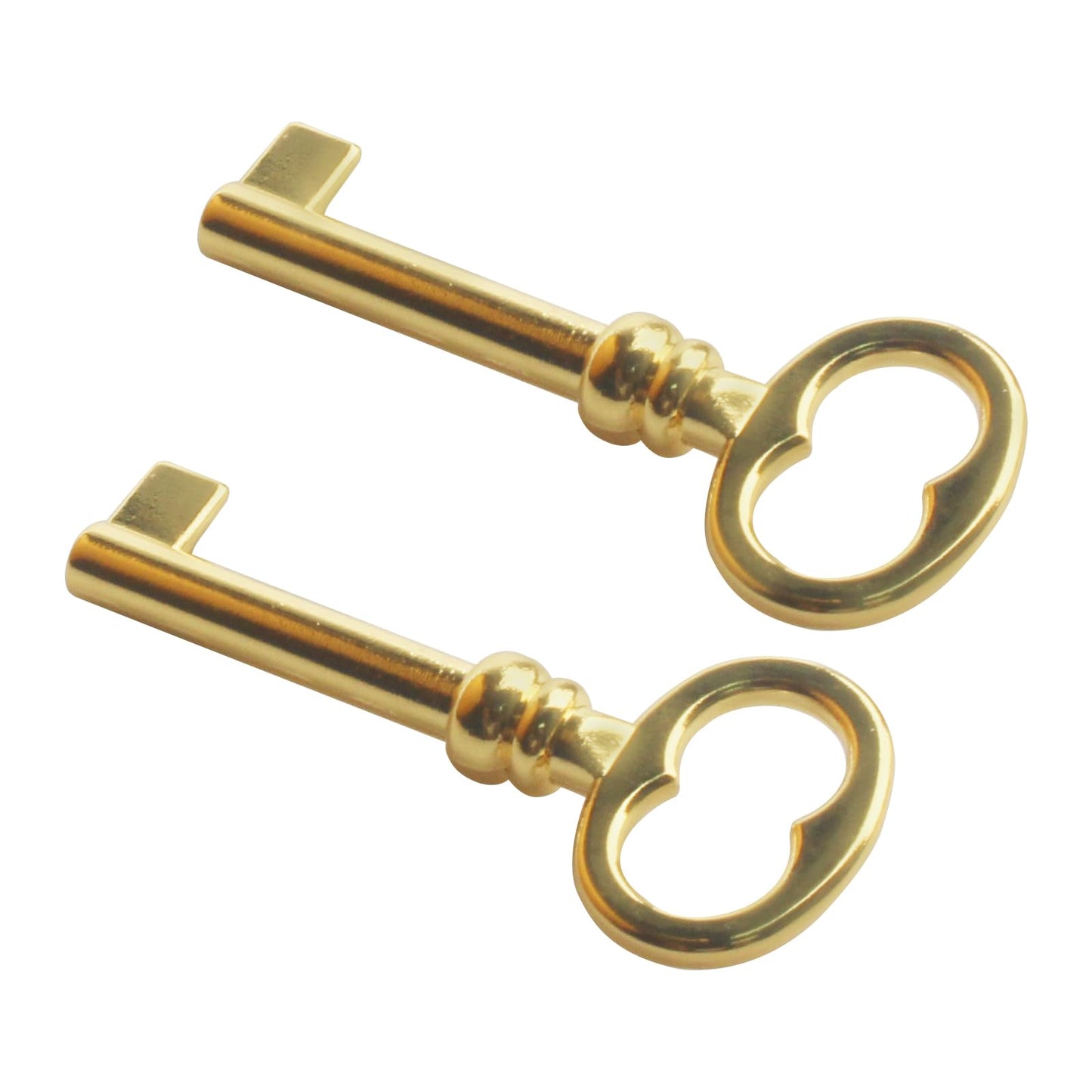 KY-1L Hollow Barrel Antique Skeleton Key,Jewelry Box Replacement Key, Skeleton Key for Some Old Jewelry and Trinket Boxes (2 Pcs)